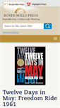 Mobile Screenshot of boydsmillspress.com